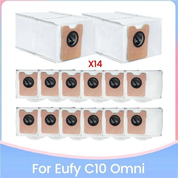 Dust Bags for Eufy C10 Omni Robot Vacuum Cleaner Accessories Replacement Non-Woven Dust Bag Garbage