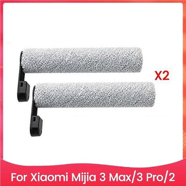 2PCS Wet and Dry Vacuum Roller Brush for Xiaomi Mijia 3 Max/3 Pro/2 Vacuum Cleaner Accessories Part