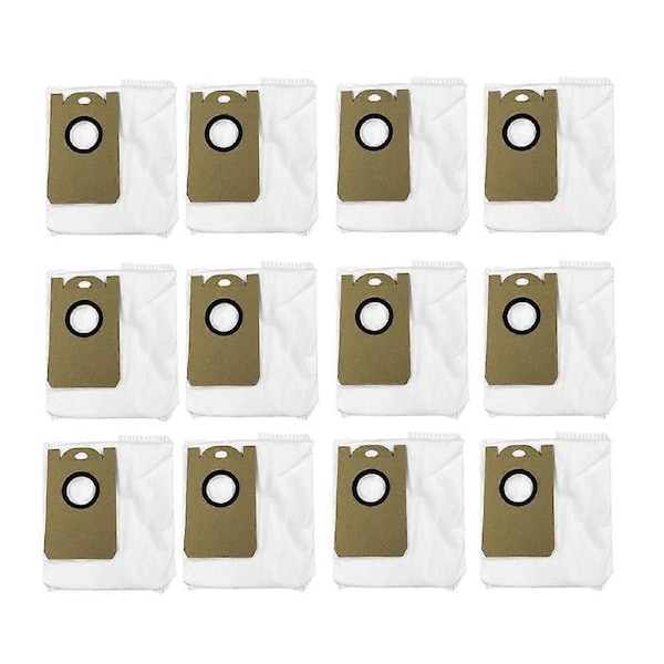 12 Pcs Dust Bags for X20 SW+ 11415 / S600 / AI300 Plus / M203 / Xbot L7 Pro Sweeper