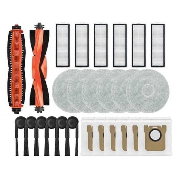 26PCS for M40S OV31CN Spare Parts Anti-Entanglement Roller Brush Main Brush Filter Mop Cloth Dust Ba