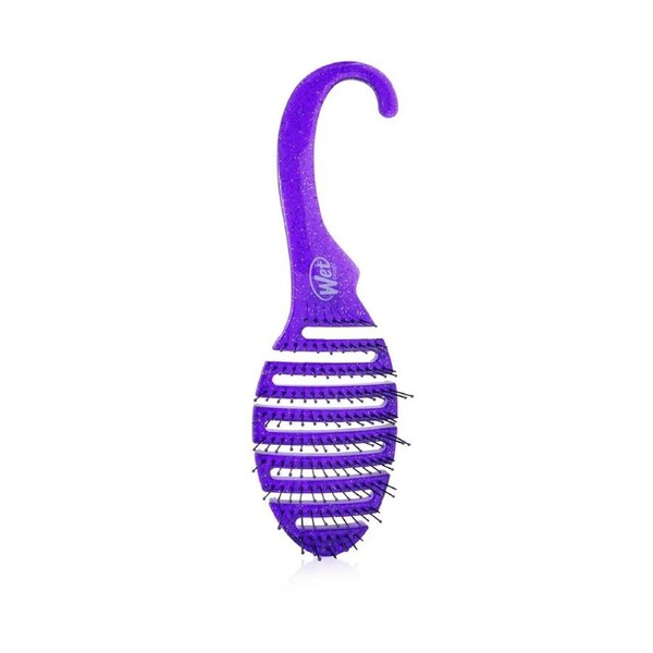 Wet Brush Shower Detangler - # Purple Glitter 1pc 1pc