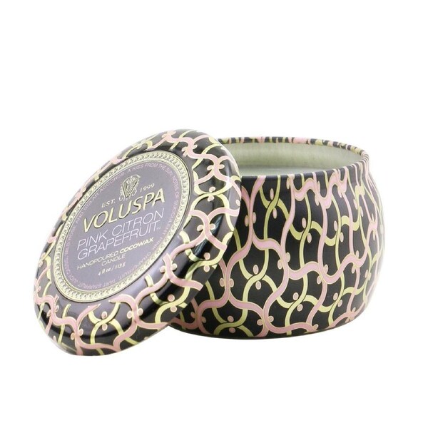 Voluspa Mini Tin Candle - Pink Citron Grapefruit 113g/4oz 113g/4oz