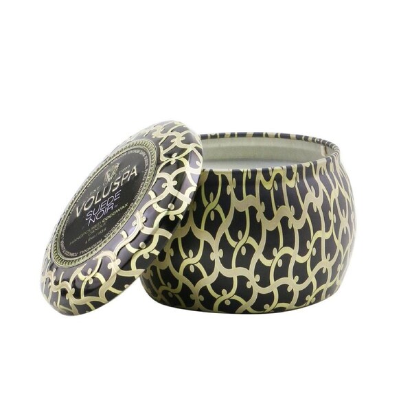 Voluspa Mini Tin Candle - Suede Noir 113g/4oz 113g/4oz