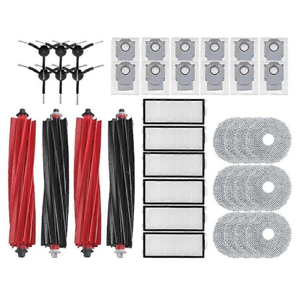 For Qrevo Master Replacement Main Side Brush HEPA Filter Mop Pads Dust Bags Spare Parts Accessories