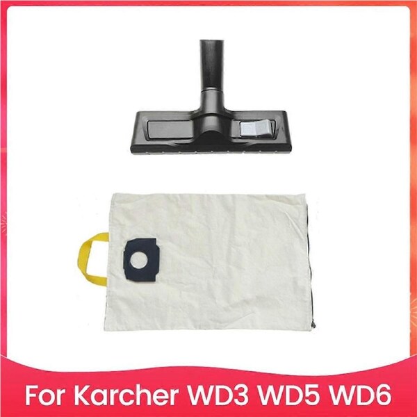For WD3 WD5 WD6 Replacement Parts Hard Floor Brush & Vacuum Dust Bags - Enhance Your Cleaning Experi