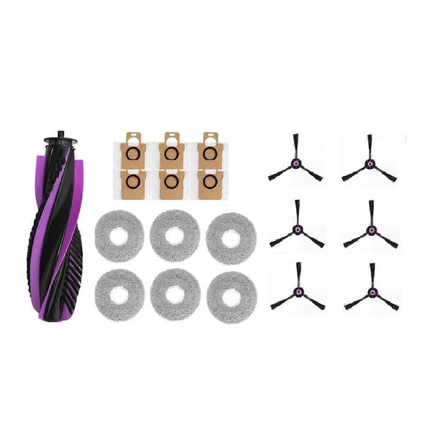 19 Pcs for P20 PRO Vacuum Cleaner Accessories Roller Side Brush Mop Pad Dust Bag
