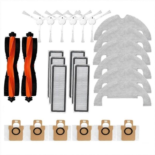 For Xiaomi X10 Main Side Brush Hepa Filter Mop Cloth Dust Bag Parts