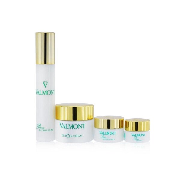 Valmont The Oxygen Symphony Set: Prime Renewing Pack 15ml + Prime B -Cellular 30ml + Prime Contour 5ml + Deto2x Cream 45ml 4pcs 4pcs