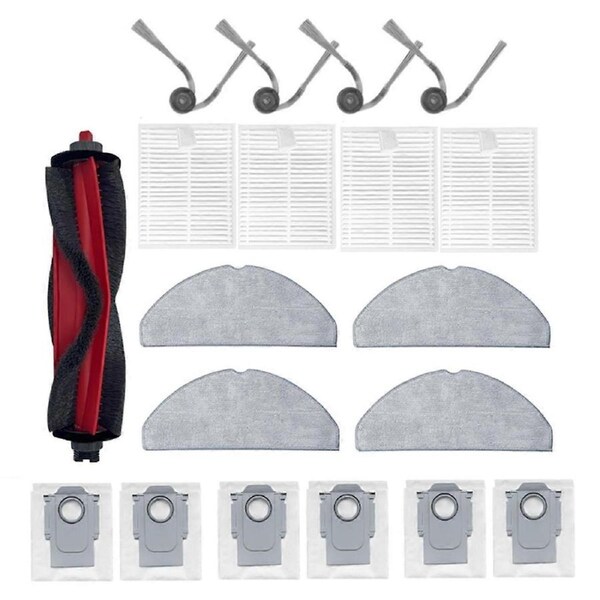 19PCS Replacement Parts for TF / TF+ Vacuum Cleaner Accessories Main Side Brush Filter Mop Dust Bag