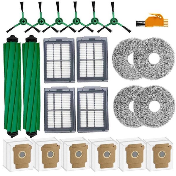 Accessories Kits for Plus 505/405 Combo Robot Vacuum,Roller Brush,Mop Pads,Filters,Side Brush,Vacuum