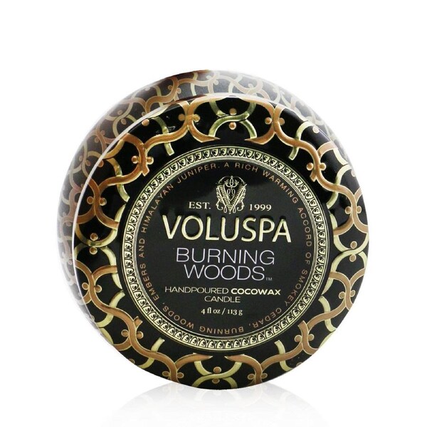 Voluspa Mini Tin Candle - Burning Woods 113g/4oz 113g/4oz