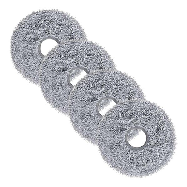 4PCS Vacuum Mop Cloth for L10s Pro Ultra Heat / X30 Ultra / X30 Pro Vacuum Cleaner Spare Parts Vacuu