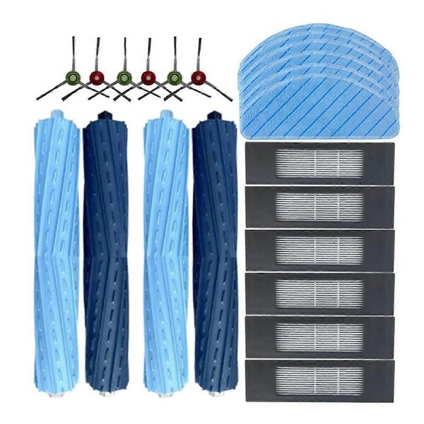 22PCS for T9 / T9 + Robot Vacuum Cleaner Parts Replacement Main Side Brush Filter Mop Cloth