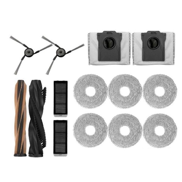 For X50 Spare Part Main Side Brush, Filter,Mop,Dust Bag for X50 Master /L50 (Pro) Ultra/L40s (Pro) U