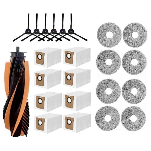 23PCS Replacement Parts for P20 PRO/ T5 PRO Robot Vacuum Cleaner Accessories Main Side Brush Mop Clo