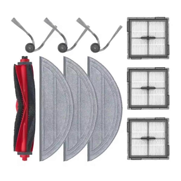 10PCS Replacement Parts for Q10 S5 /Q10 S5+/Q10V /Q10V+/Q10 /Q10 + Vacuum Parts Main Side Brush Filt