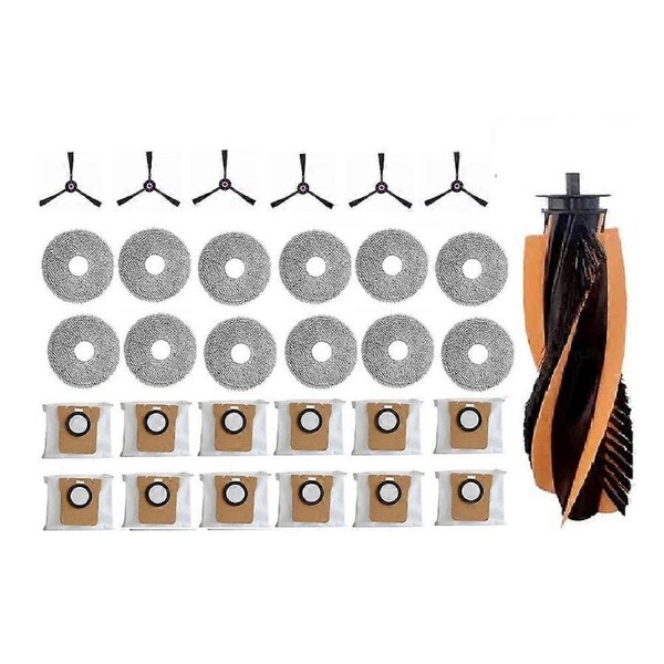 31 Pcs for P20 PRO / T5 Pro Vacuum Cleaner Accessories Roller Side Brush Mop Pad Dust Bag