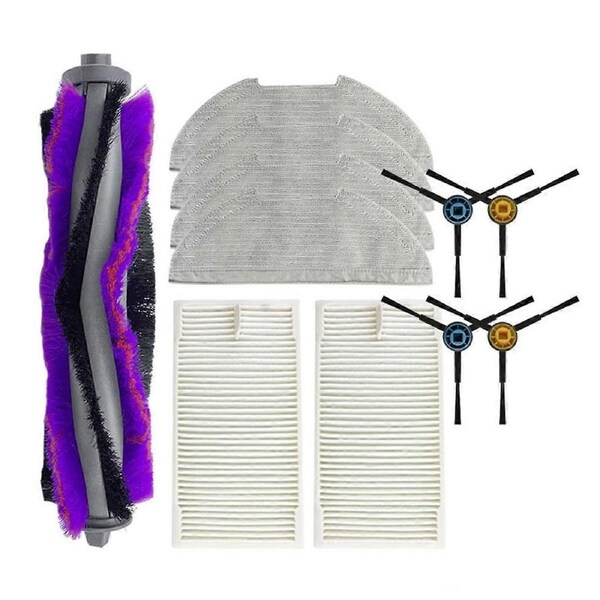 For M9/VCR S10 Plus/ E20 Plus NERE10s E10S/Obode A8 Accessories Main Side Brush Rag Hepa Filter