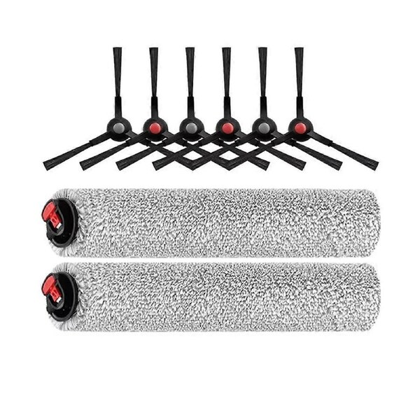 Compatible for Omni E28 / E25 Robot Vacuum Replacement Kit Side Brush Roller Mop Dust Bag Accessorie