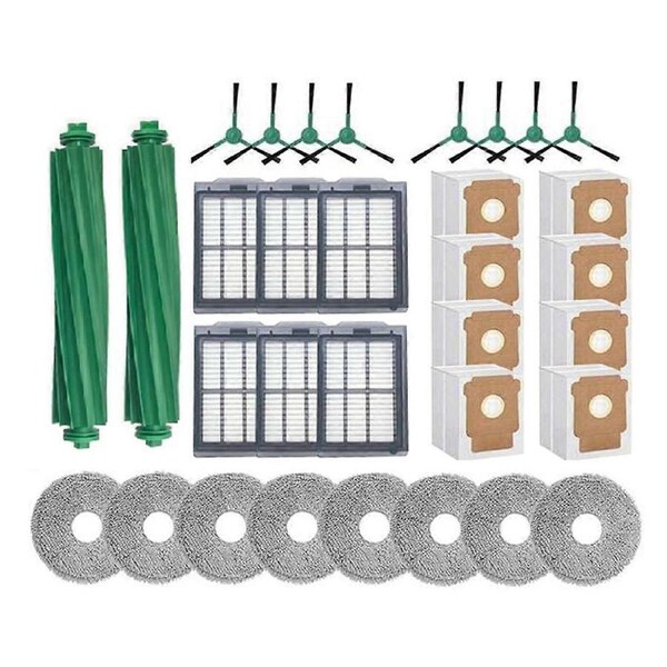 32PCS for Plus 505 Combo / 405 Combo Robot Vacuum Cleaner Brush HEPA Filter Mop Cloth Dust Bag Spare