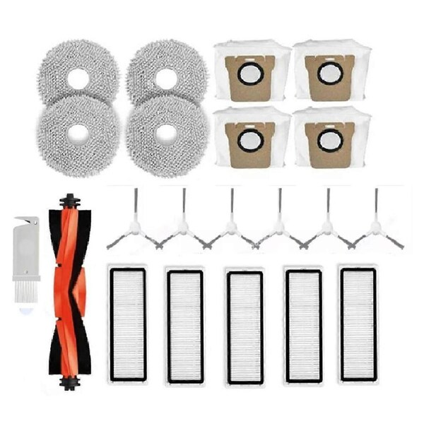 For Robot Vacuum X10+ / X20+ / X20 Plus Spare Parts Accessories Main Side Brush Mop Cloth Dust Bag F