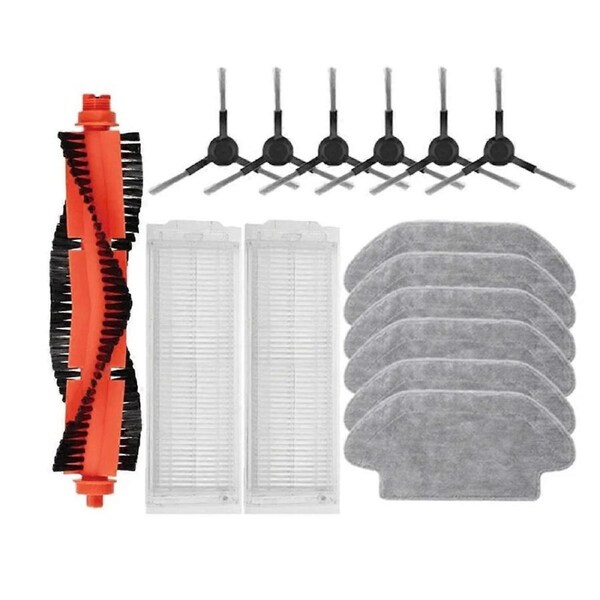 Accessories for Robot Vacuum S10 S12 B106GL /Mop 2S XMSTJQR2S Replacement Parts Main Side Brush Filt
