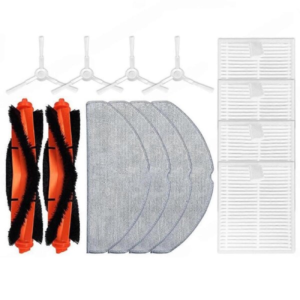 For Robot Vacuum S20 / D106 Sweep Replacement Accessories Hepa Filter Main Roller Brush Mop Cloth 14