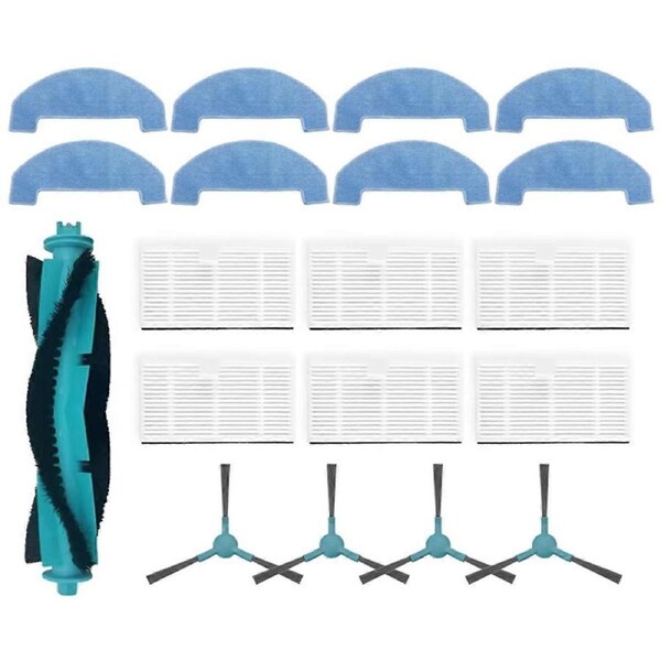 For 7690 Immortal Max Vacuum Cleaner Spare Parts Main Side Brush HEPA Filter Mop Cloth