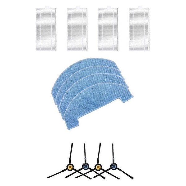 For A20 T20S V3x for PVCR 3600 Home Appliance Parts Mop Cloths Side Brushes Filters Kit for Robot Va