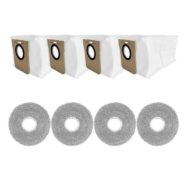 8PCS Mop Cloth Dust Bag for X20 Plus / X20 Max / X10+ / M30S/M40 for L10 Ultra/L20 Ultra / L30 Ultra