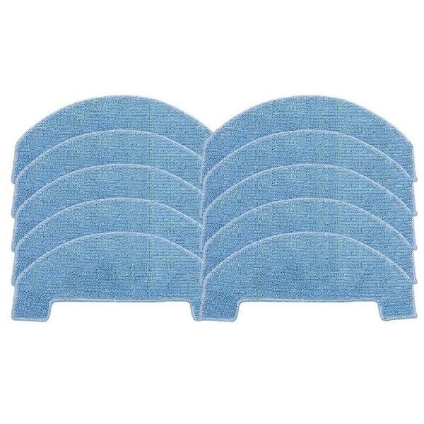 10PCS Microfiber Mop Cloth for T20 Pro for for Choice S3 S3 Plus R3 / R3 Plus Vacuum Cleaner Accesso