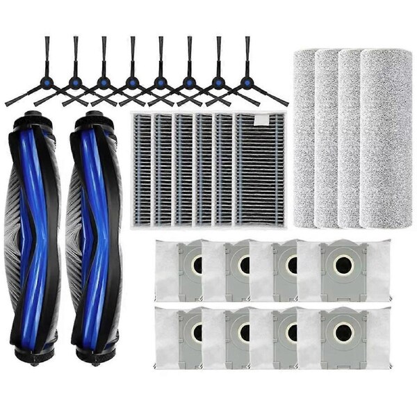 For X8 Pro Omni Robot Vacuum Spare Parts Main Side Brushes Mop Cloths HEPA Filters Dust Bag Accessor