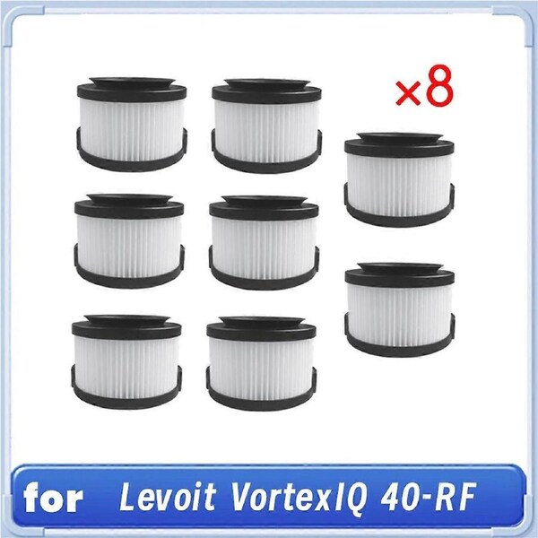 8 Pcs Home Front Filter for VortexIQ 40- Vacuum Cleaner Accessories Cleaner Parts Replacement