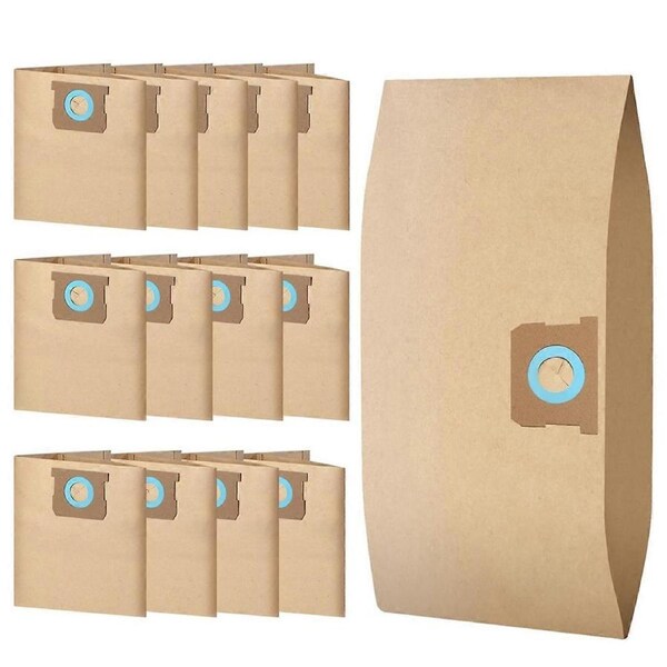 14 Pack DXVA19-4104 Vacuum Bags for 5 to 8 Gallon Wet/Dry Vacuum, Disposable Bags, Dust Bag Replacem