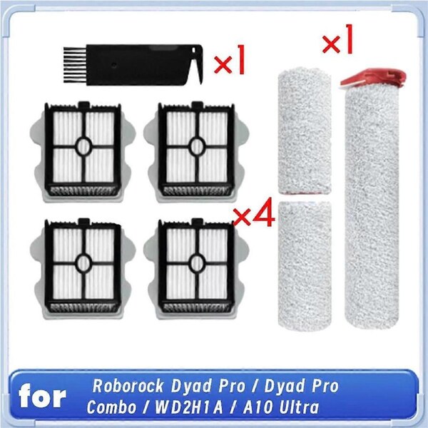 Main Brush and Filters for Dyad Pro / Dyad Pro Combo / WD2H1A / A10 Ultra Vacuum Cleaner