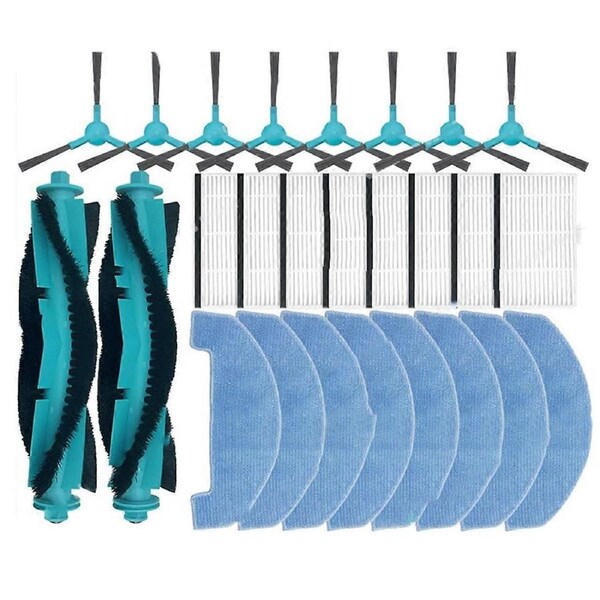 For E10, E20 Plus / Trouver E10, E20 / D10, T10 Lite Main Side Brush Filter Mop Cloth Parts