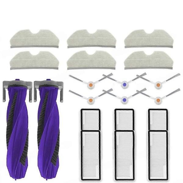 Main Roller Brush Side Brush HEPA Filter Mop Pad Accessories for Freo X Plus Robot Vacuum Cleaner Ac