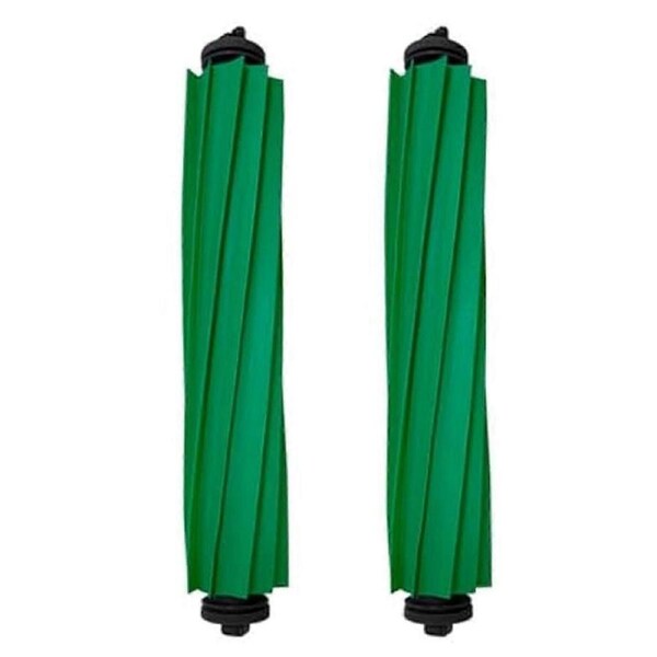 2pcs Rubber Brush Replacement for Plus 405/505 Combo Robot Vacuum Cleaner Main Brush Roller Brush