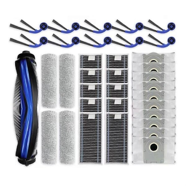 35PCS for X9 Pro Omni/ X9 Pro Vacuum Cleaner Spare Parts Main Side Brush Hepa Filter Mop Cloth Dust