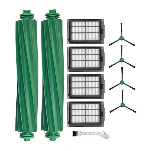 11PCS Main Side Brush Filters Replacement for Plus 505 Combo/ 405 Combo Vacuum Cleaner Accessories