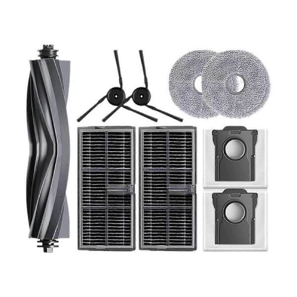 For P50 Pro Ultra / P50 Ultra Robot Vacuum Cleaner Main Side Brush Mop Cloth HEPA Filter Dust Bags S