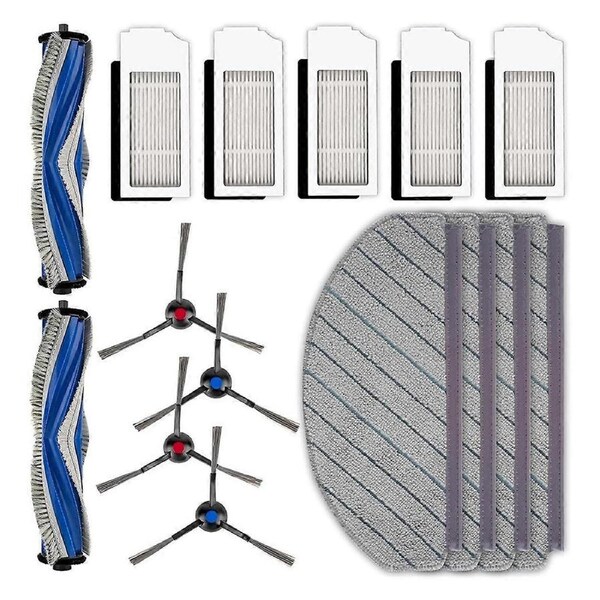 For N20 Plus/N20 Robotic Vacuum Cleaner Accessories Roller Brush Side Brushes Filters Mop Pads