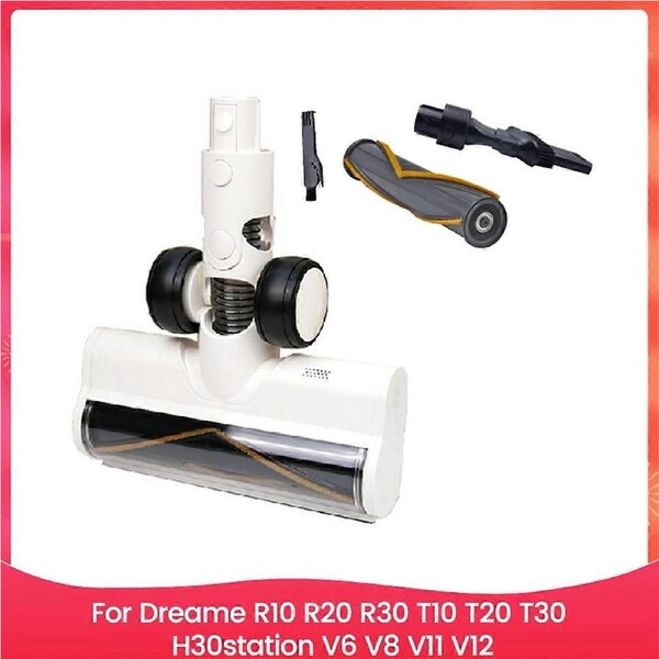 Electric Floor Brush for R10 R20 R30 V6 V8 V11 V12 Spare Parts Anti- Floor Brush Head with LED Dust