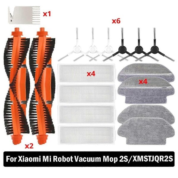 For Robot Vacuum Mop 2S XMSTJQR2S 3C STYJ02YM Mi Robot Vacuum Mop Accessories Mop Cloths Main Side B