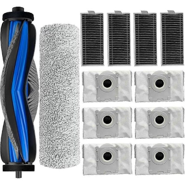 Accessories Kit for X9 Pro Omni / X9 Pro Vacuum Cleaner Main Brush Mop Roller Dust Bag HEPA Filter