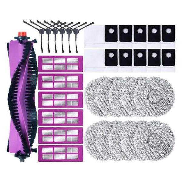 For J15 Pro Ultra Vacuum Cleaner Spare Parts Main Side Brush Hepa Filter Mop Cloth Dust Bag Efficien