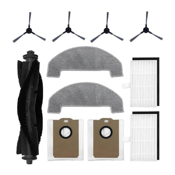 11PCS Replacement Parts for MONSGA MS1 MAX Robot Vacuum Cleaner Parts Main Brush Filters Side Brushe