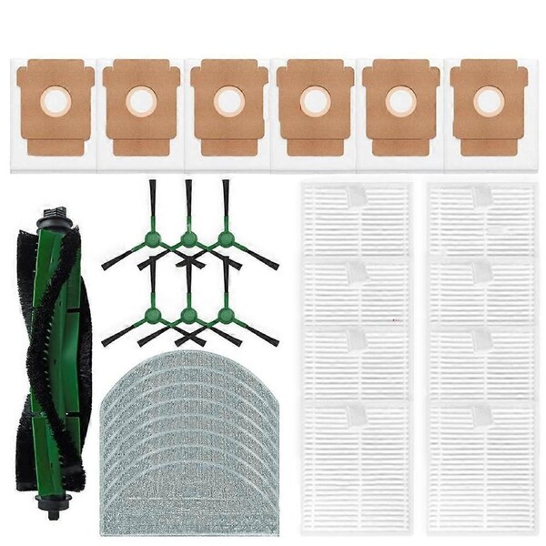 For Combo Essential / Vac Essential / 2 Essential Parts Accessories Main Side Brush Filter Mop Cloth