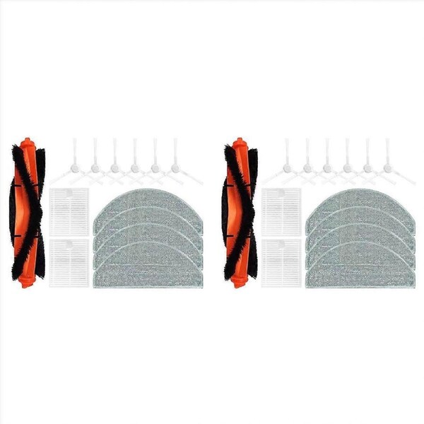 2 Set for E10 E10C E12 B112 / 3C Plus C103 Robot Vacuum Cleaner Spare Parts Accessories Filter Mop