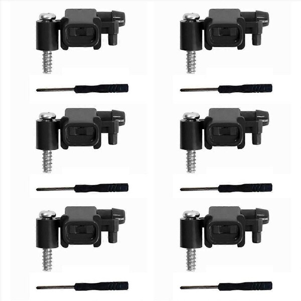 6X Nozzle for Jet M6 240 241 244 Series Robot Vacuum Cleaner Replacement Nozzles Black